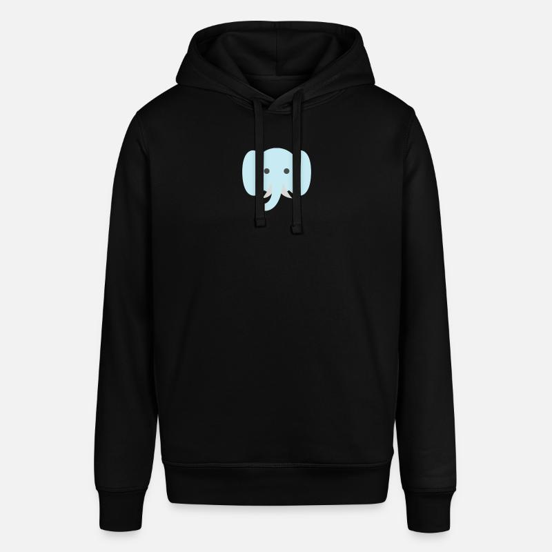 Eléphant doucement dessiné - Sweat à capuche SOUNDER Stanley/Stella Unisexe - noir