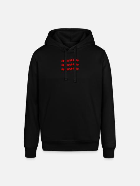 So far so good red - Stanley/Stella SOUNDER Unisex Hoodie - black