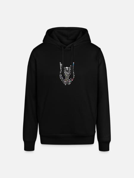 100 Ekuroeils - Stanley/Stella SOUNDER Unisex Hoodie - black