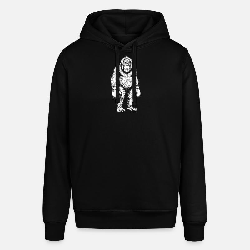 Silhouette de boxe orang-outan - Sweat à capuche SOUNDER Stanley/Stella Unisexe - noir