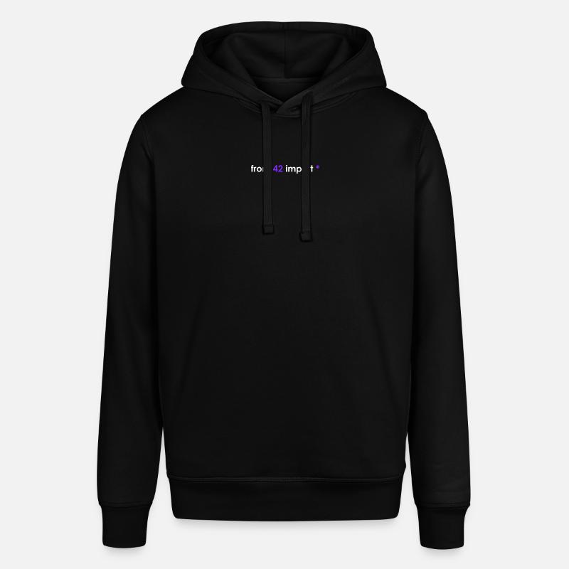Import 42 Blanc - Sweat à capuche SOUNDER Stanley/Stella Unisexe - noir