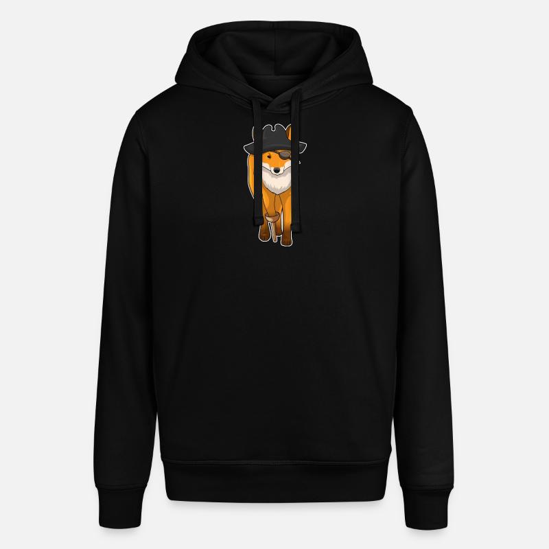 Fox Pirate Eye Patch - Sweat à capuche SOUNDER Stanley/Stella Unisexe - noir