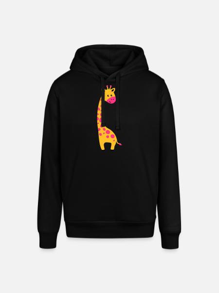 cute giraffe - Stanley/Stella Unisex Hoodie SOUNDER - Schwarz