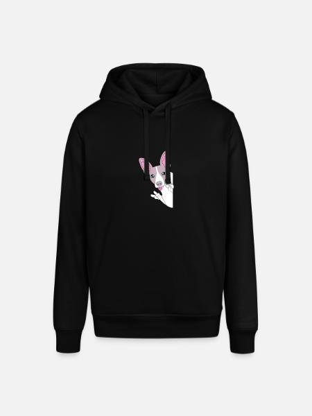 Rat Terrier - Stanley/Stella SOUNDER Unisex Hoodie - black