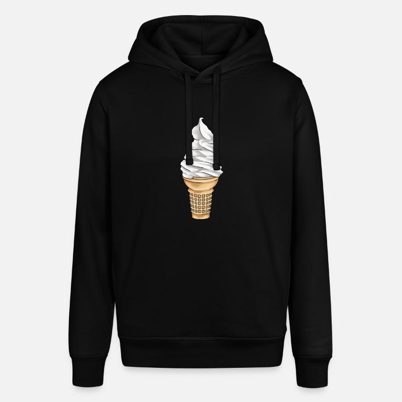 Softeis Eistüte Eisdiele - Stanley/Stella Unisex Hoodie SOUNDER - Schwarz