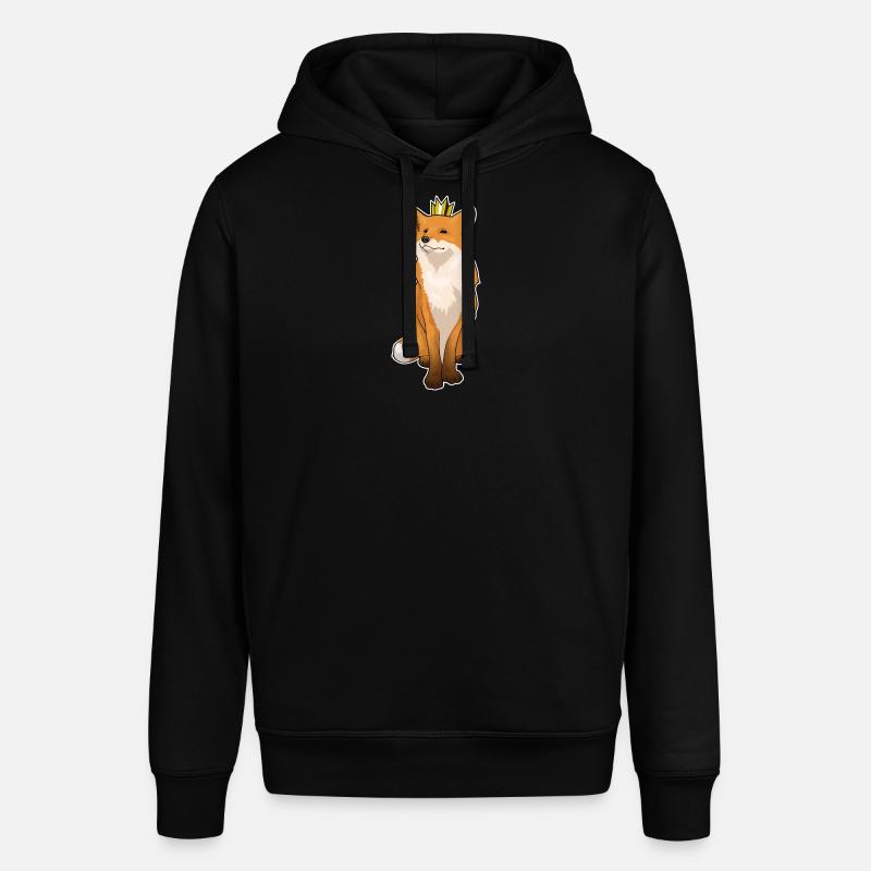 Couronne de renard - Sweat à capuche SOUNDER Stanley/Stella Unisexe - noir