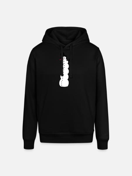 snowman - Stanley/Stella SOUNDER Unisex Hoodie - black