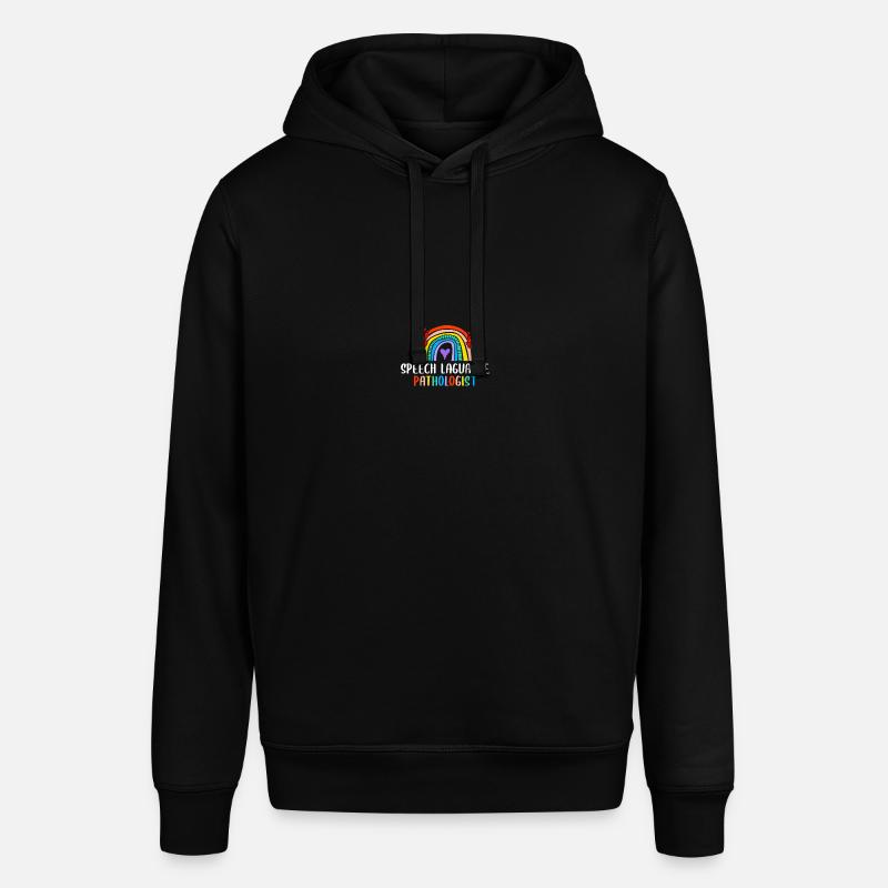 Rainbow Speech Language Pathologist - Stanley/Stella Unisex Hoodie SOUNDER - Schwarz
