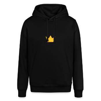 SK | MERCH - Stanley/Stella SOUNDER Unisex Hoodie - black - Front - Alina (178cm) & Michal (187cm)