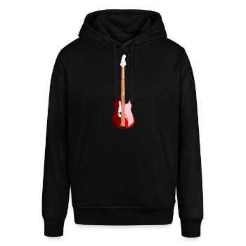 BASSGITARRE - Stanley/Stella Unisex Hoodie SOUNDER - Schwarz - Vorne - Alina (178cm) & Michal (187cm)