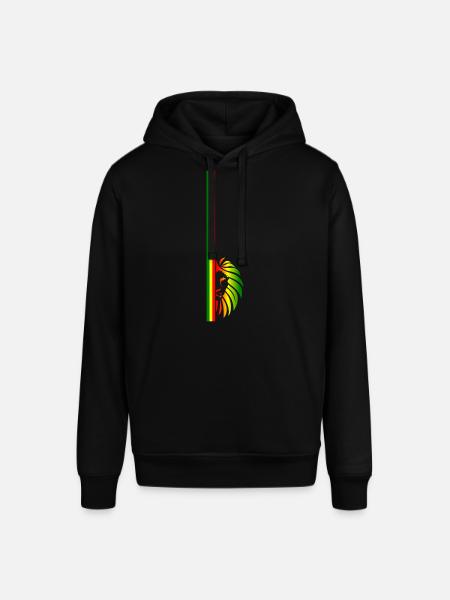 Reggae Lion - Stanley/Stella SOUNDER Unisex Hoodie - black