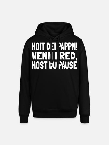 Hoit dei Pappn - Stanley/Stella Unisex Hoodie SOUNDER - Schwarz