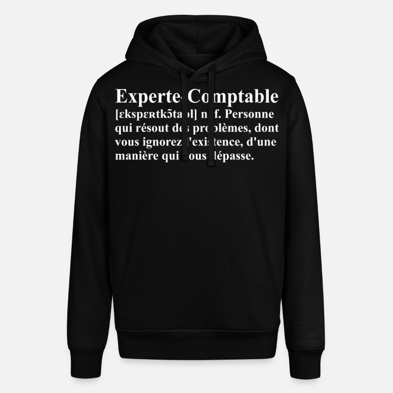 Experte-Comptable Définition - Sweat à capuche SOUNDER Stanley/Stella Unisexe - noir
