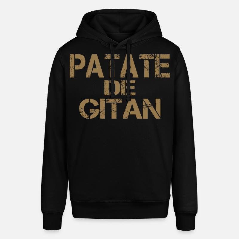 Patate GITAN ocre - Sweat à capuche SOUNDER Stanley/Stella Unisexe - noir
