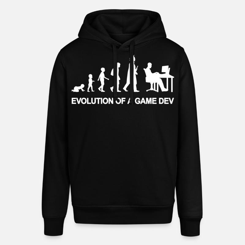 Game Developer Evolution - Stanley/Stella Unisex Hoodie SOUNDER - Schwarz