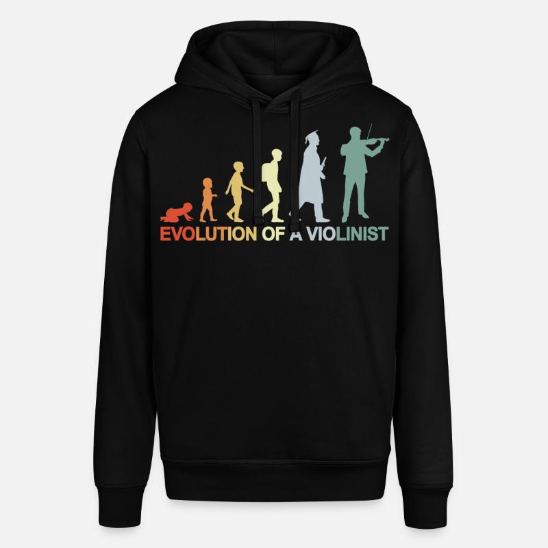 Évolution d’un violoniste - Sweat à capuche SOUNDER Stanley/Stella Unisexe - noir