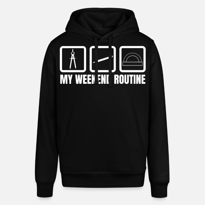 Routine du week-end de l’architecte - Sweat à capuche SOUNDER Stanley/Stella Unisexe - noir