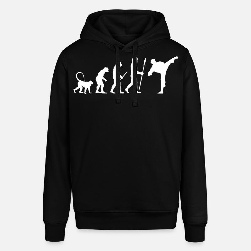 Évolution du karaté - Sweat à capuche SOUNDER Stanley/Stella Unisexe - noir