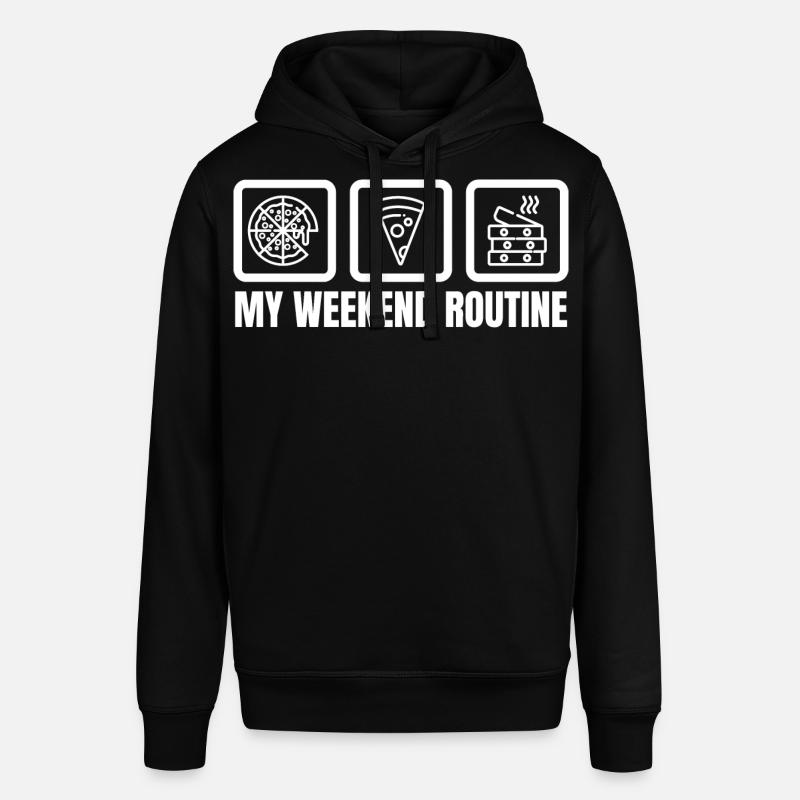 Ma routine du week-end - Sweat à capuche SOUNDER Stanley/Stella Unisexe - noir