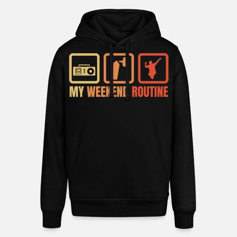 Routine du week-end Break Dancer - Sweat à capuche SOUNDER Stanley/Stella Unisexe - noir