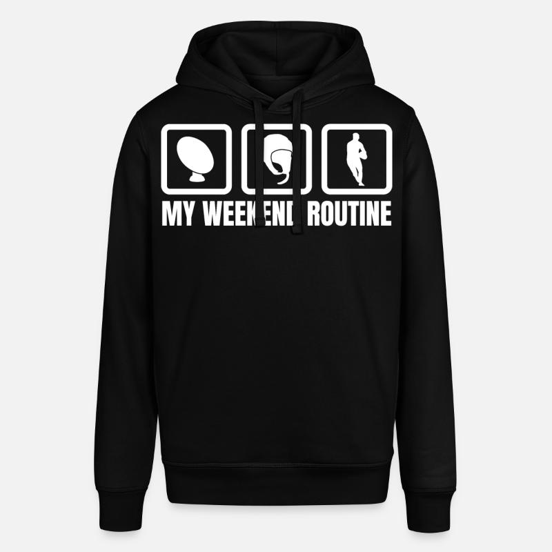 Ma routine du week-end - Sweat à capuche SOUNDER Stanley/Stella Unisexe - noir