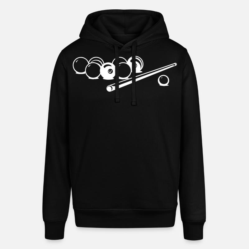 Dessin de boules de billard - Sweat à capuche SOUNDER Stanley/Stella Unisexe - noir