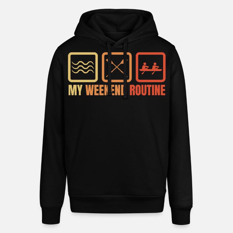 Routine du week-end de rameur - Sweat à capuche SOUNDER Stanley/Stella Unisexe - noir