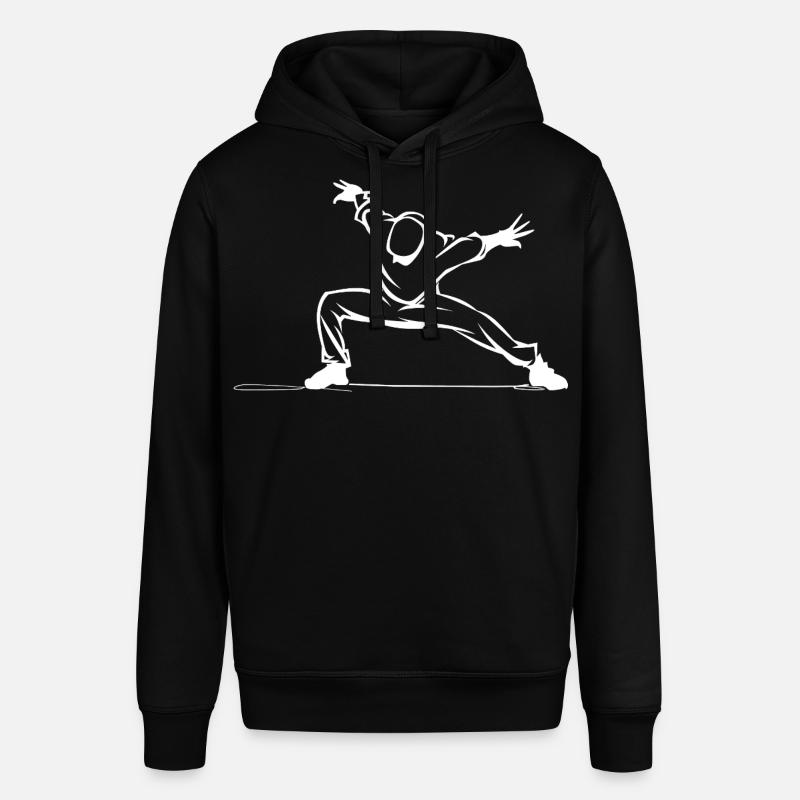 Dessin de breakdancer - Sweat à capuche SOUNDER Stanley/Stella Unisexe - noir