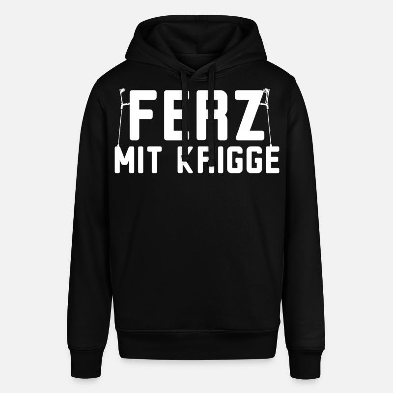 Ferz avec Krigge Dialecte hessois - Sweat à capuche SOUNDER Stanley/Stella Unisexe - noir