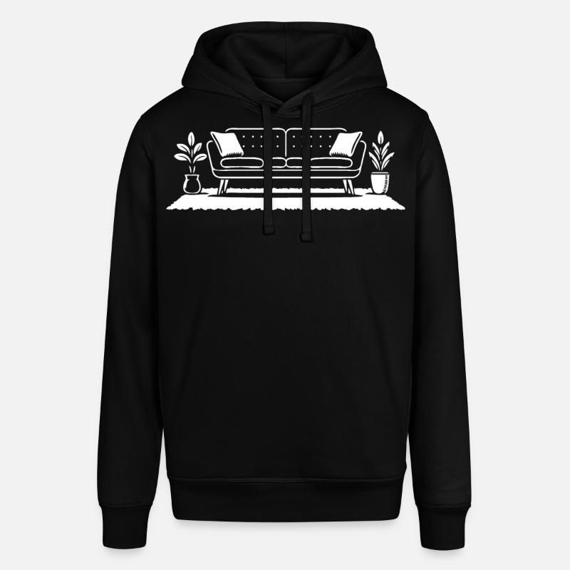Retro Sofa Design – Möbel mit Stil - Stanley/Stella Unisex Hoodie SOUNDER - Schwarz