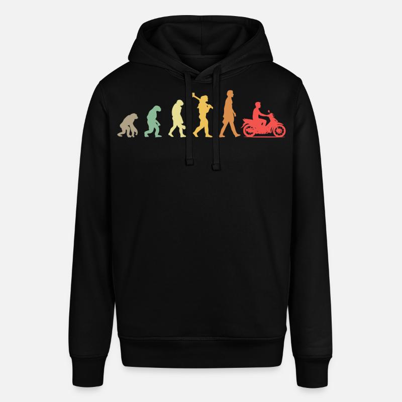 Conducteur de mobylette Evolution - Sweat à capuche SOUNDER Stanley/Stella Unisexe - noir