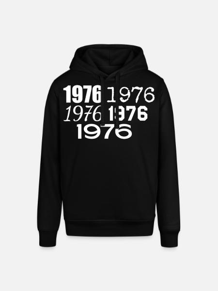 1976 - Stanley/Stella SOUNDER Unisex Hoodie - black