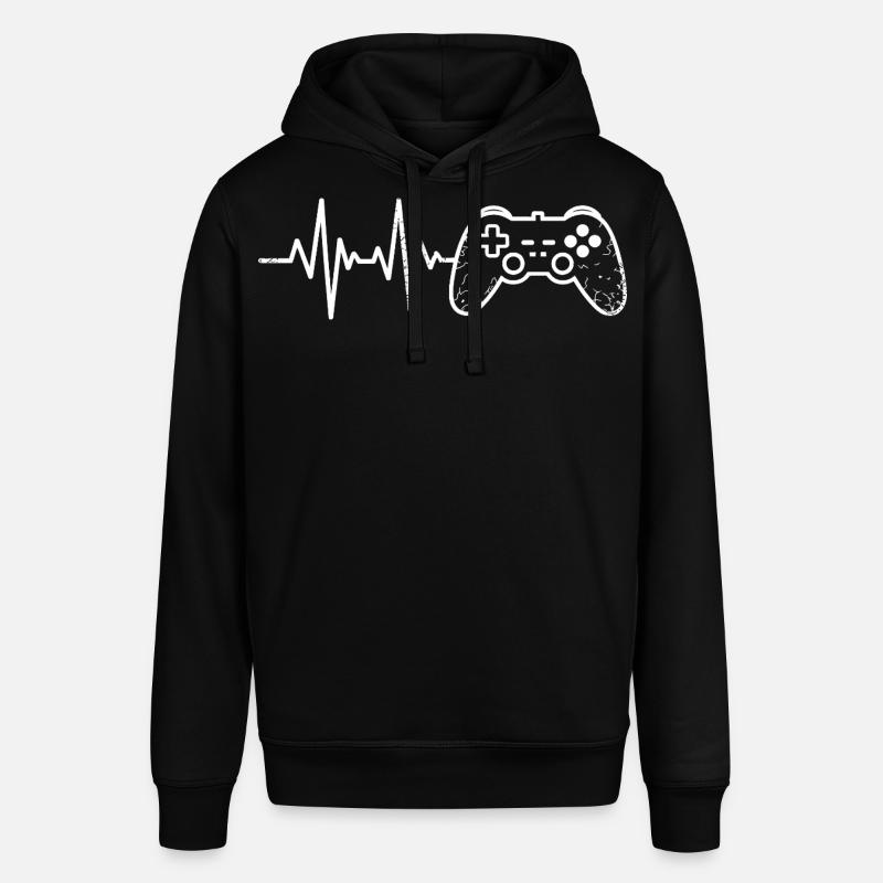 Esquisse de manette Pulse Gaming - Sweat à capuche SOUNDER Stanley/Stella Unisexe - noir