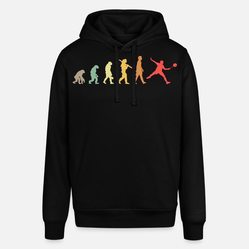 Évolution du badminton - Sweat à capuche SOUNDER Stanley/Stella Unisexe - noir