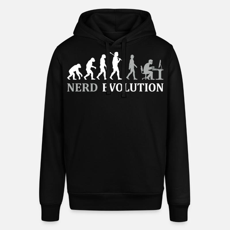 Nerd Evolution – Vom Affen zum PC-Profi - Stanley/Stella Unisex Hoodie SOUNDER - Schwarz