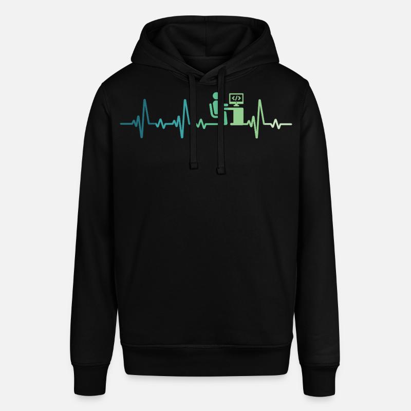 Programmeur battement de coeur développeur  - Sweat à capuche SOUNDER Stanley/Stella Unisexe - noir