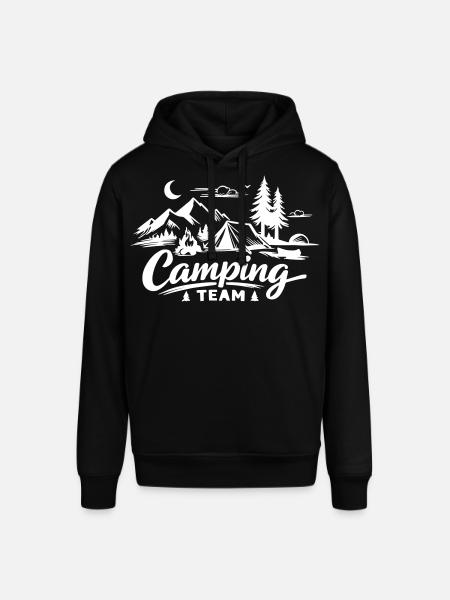 Camping Team - Stanley/Stella SOUNDER Unisex Hoodie - black