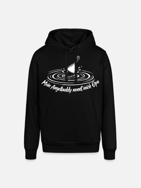 Angeln mit Opa - Stanley/Stella Unisex Hoodie SOUNDER - Schwarz