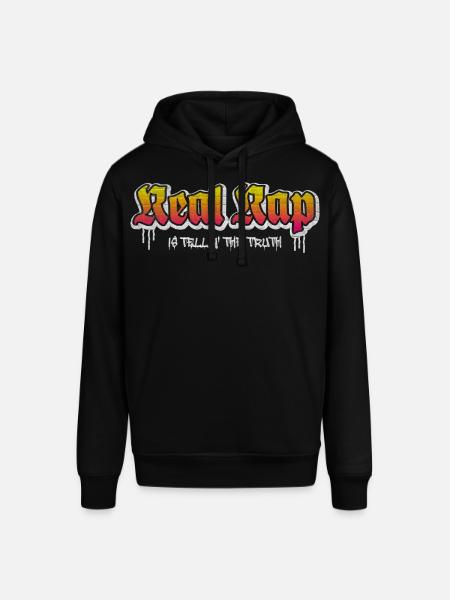 Real Rap - Stanley/Stella Unisex Hoodie SOUNDER - Schwarz
