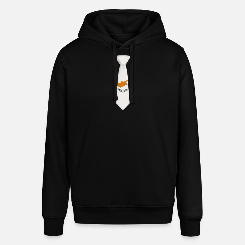 Cravate chypriote – Conception du drapeau - Sweat à capuche SOUNDER Stanley/Stella Unisexe - noir