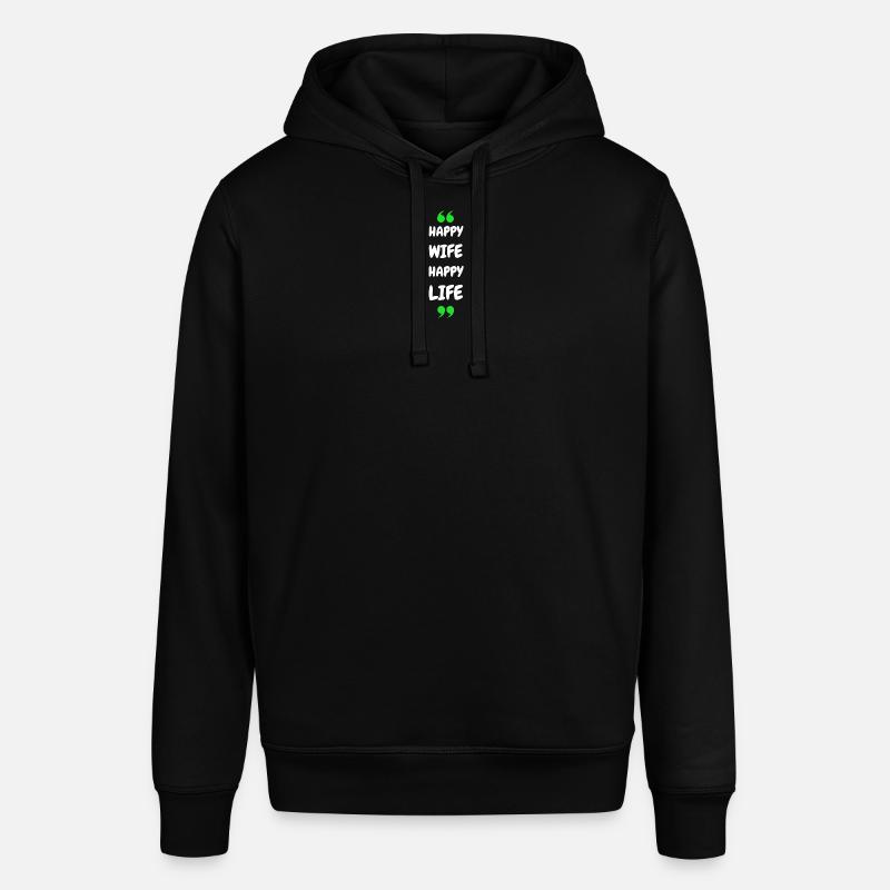 Femme Heureuse Vie Heureuse - Sweat à capuche SOUNDER Stanley/Stella Unisexe - noir