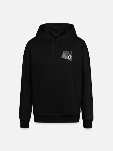 Fußball im Herzen ❤️ - Stanley/Stella Unisex Hoodie SOUNDER - Schwarz