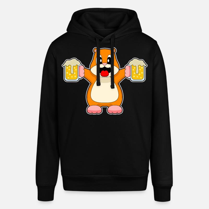 Bière de hamster - Sweat à capuche SOUNDER Stanley/Stella Unisexe - noir