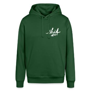 Shit happens - Stanley/Stella Unisex Hoodie SOUNDER - Flaschengrün - Vorne - Alina (178cm) & Michal (187cm)
