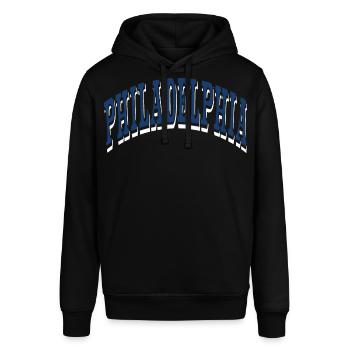 Philadelphia - Stanley/Stella Unisex Hoodie SOUNDER - Schwarz - Vorne - Alina (178cm) & Michal (187cm)