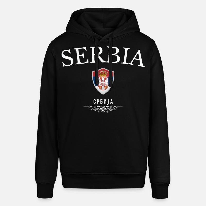 Orgueil serbe, né en Serbie - Sweat à capuche SOUNDER Stanley/Stella Unisexe - noir