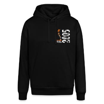 18. Geburtstag - Stanley/Stella Unisex Hoodie SOUNDER - Schwarz - Vorne - Alina (178cm) & Michal (187cm)