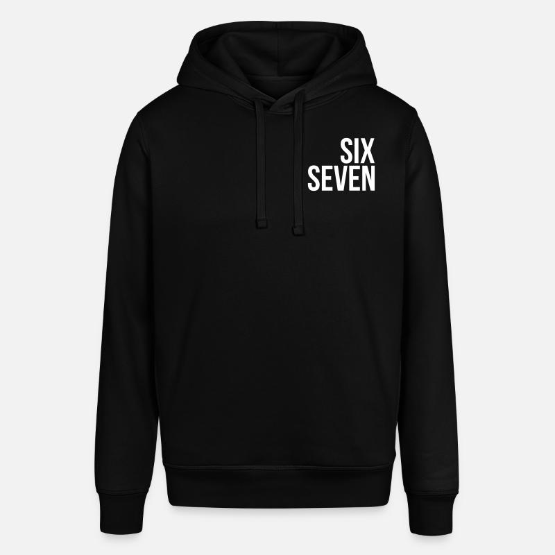 67 texte « six sept » - Sweat à capuche SOUNDER Stanley/Stella Unisexe - noir