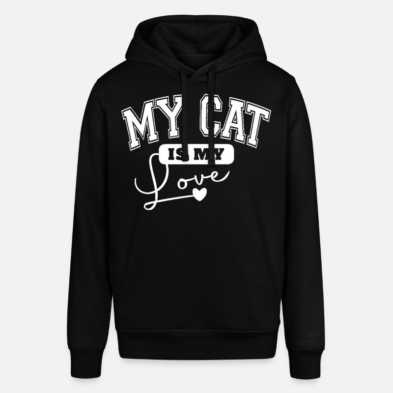 Mon chat est mon amour - Sweat à capuche SOUNDER Stanley/Stella Unisexe - noir