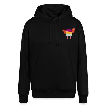 Eis zu zweit - Stanley/Stella Unisex Hoodie SOUNDER - Schwarz - Vorne - Alina (178cm) & Michal (187cm)